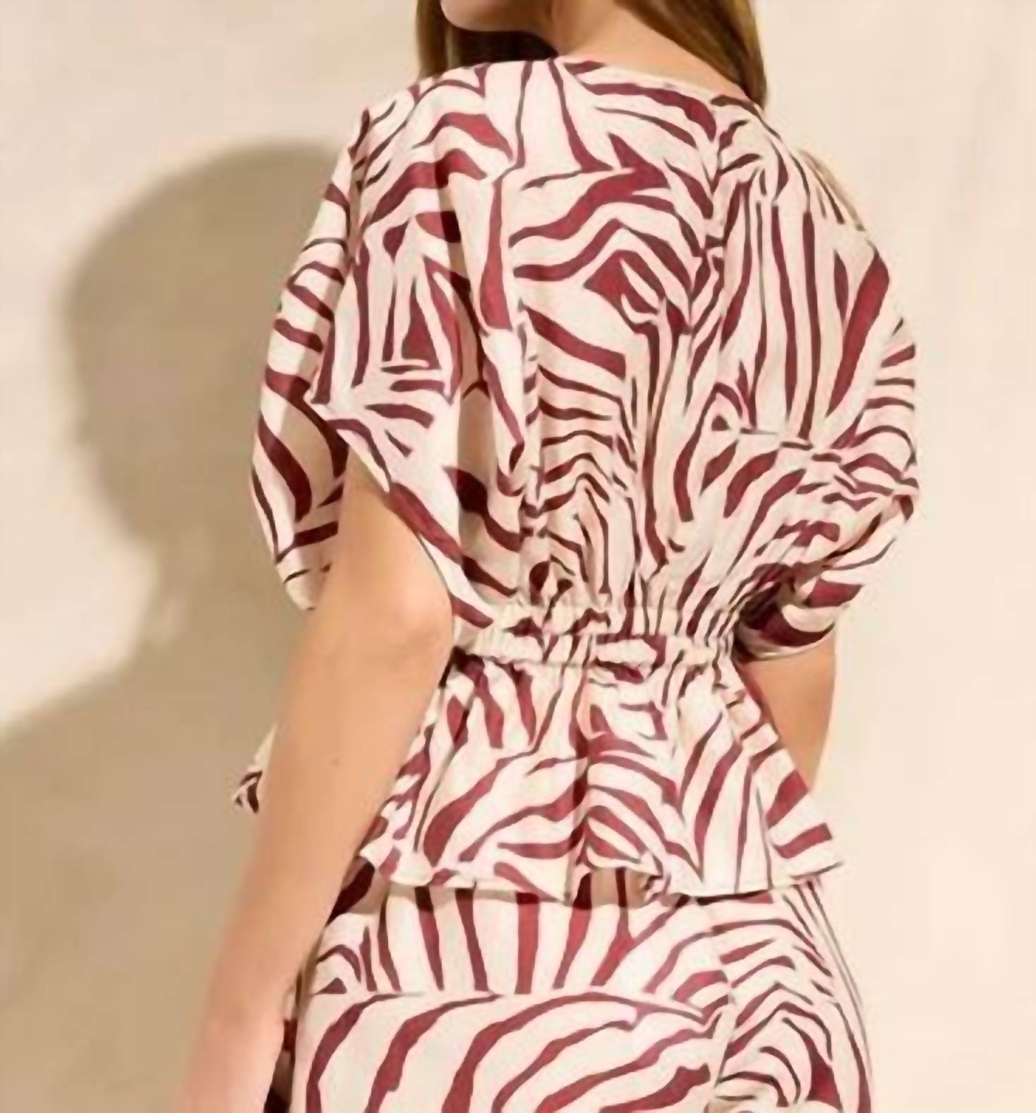 Marie Oliver - Vesta Peplum Top