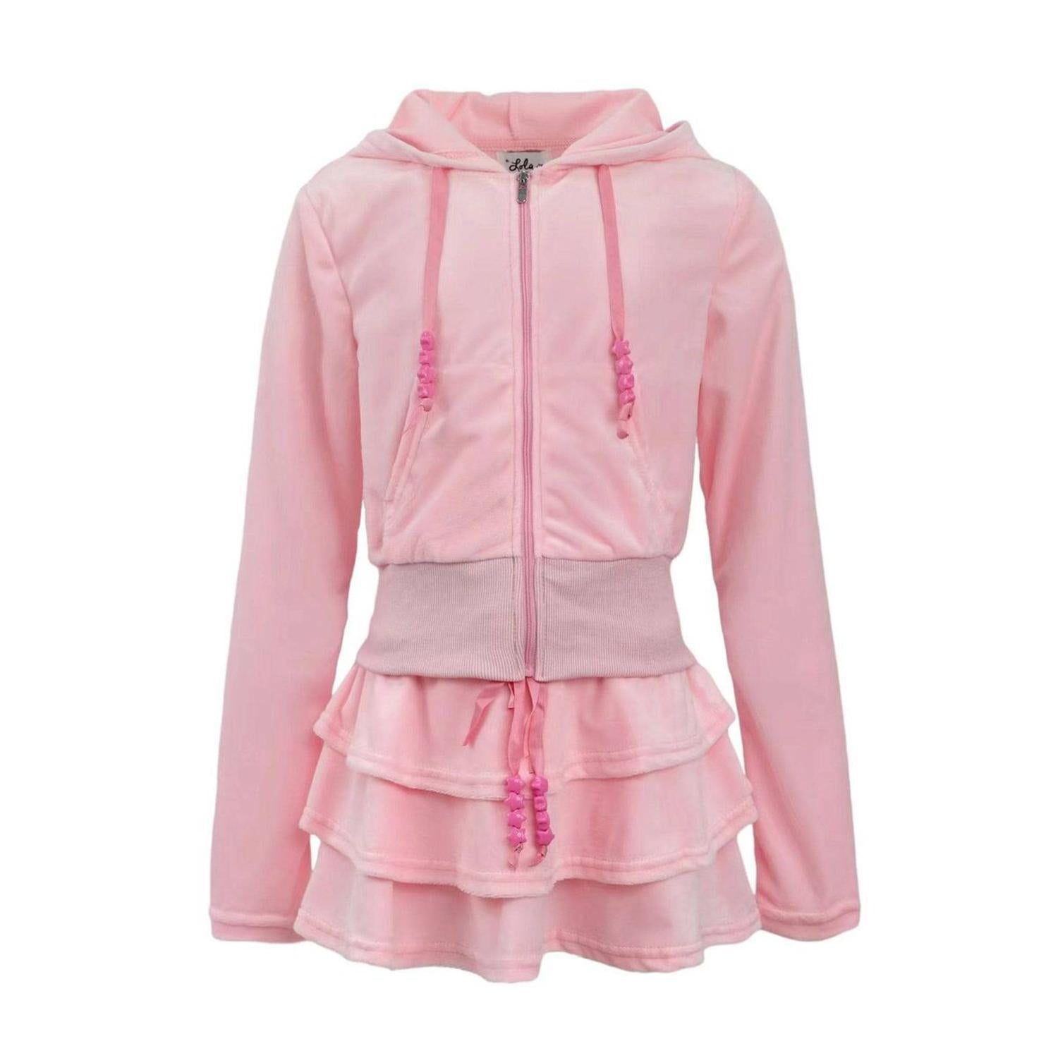 Lola + The Boys - Kid's Velour Margot Set