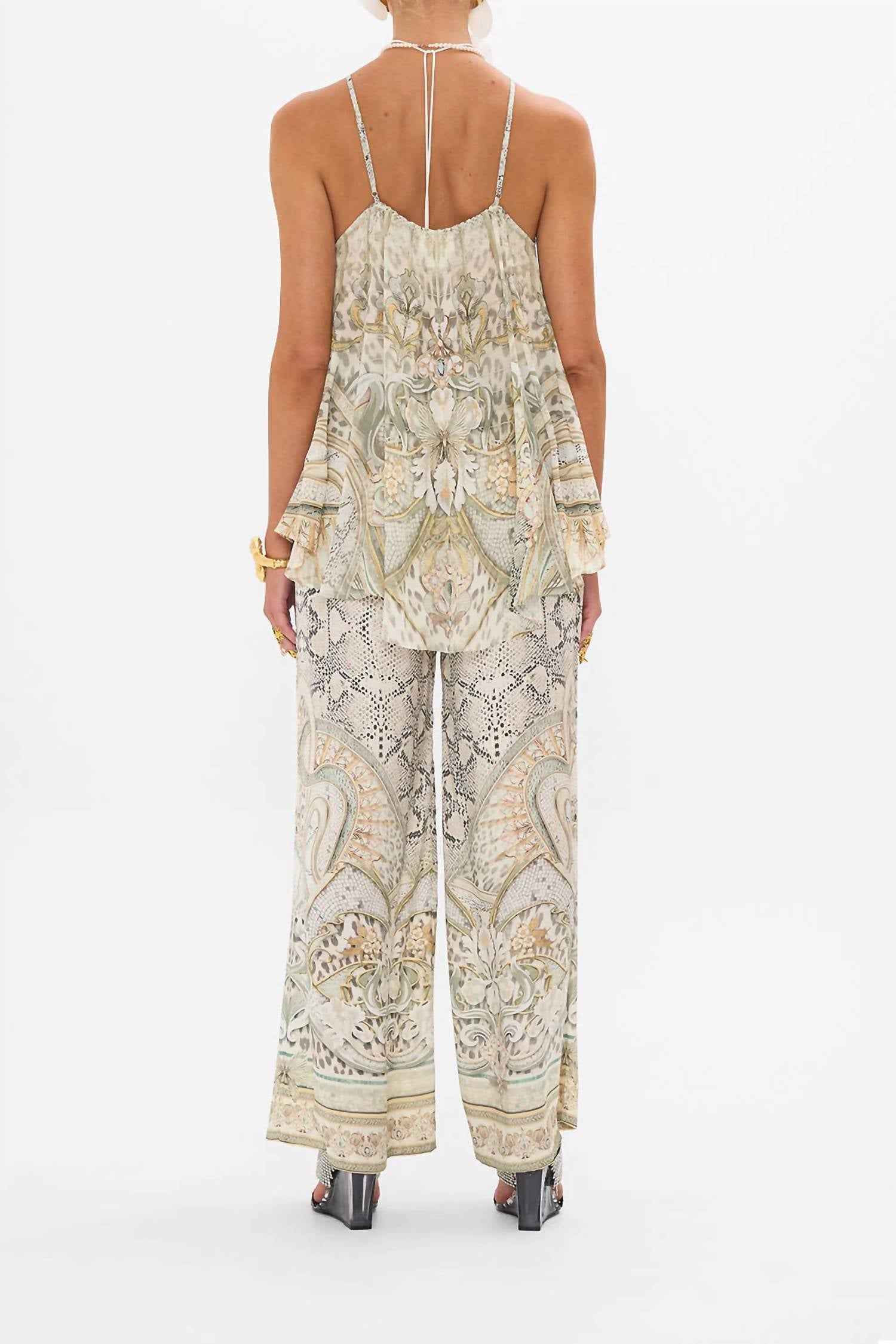 Camilla - Gather Neck Hardware Top