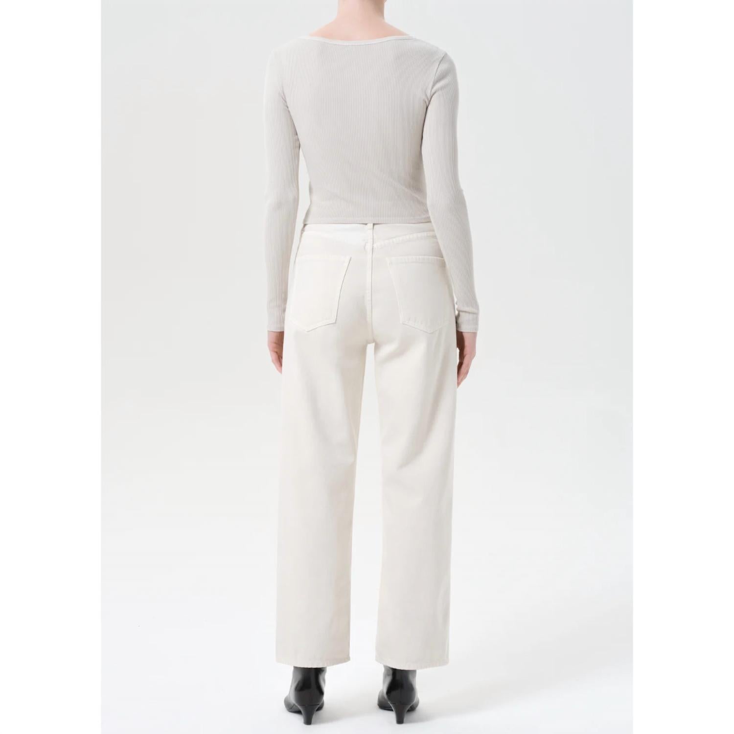 Agolde - Ren Cropped Wide Leg Jean