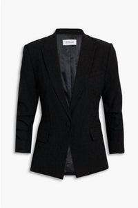 Derek Lam 10 Crosby - Rouched Leopard-jacquard Blazer