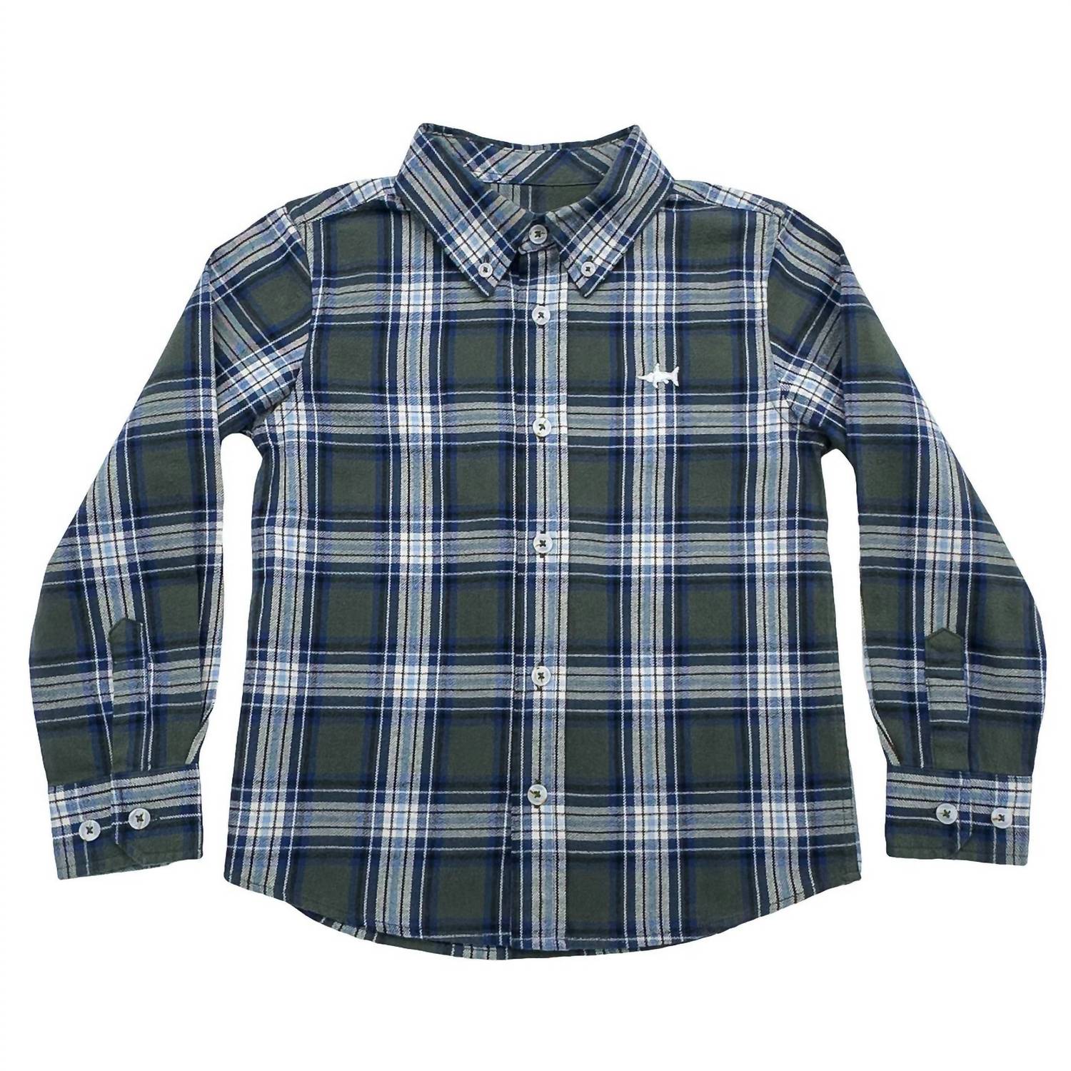 Saltwater Boys Co. - Boy's Folly Island Flannel Shirt