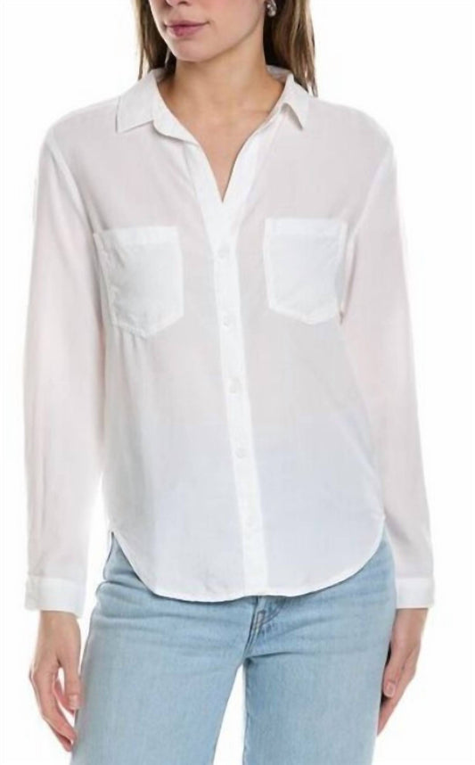 Bella Dahl - White Double Pocket Blouse