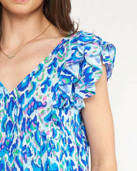 Entro - Lexie Ruffle Sleeves Top