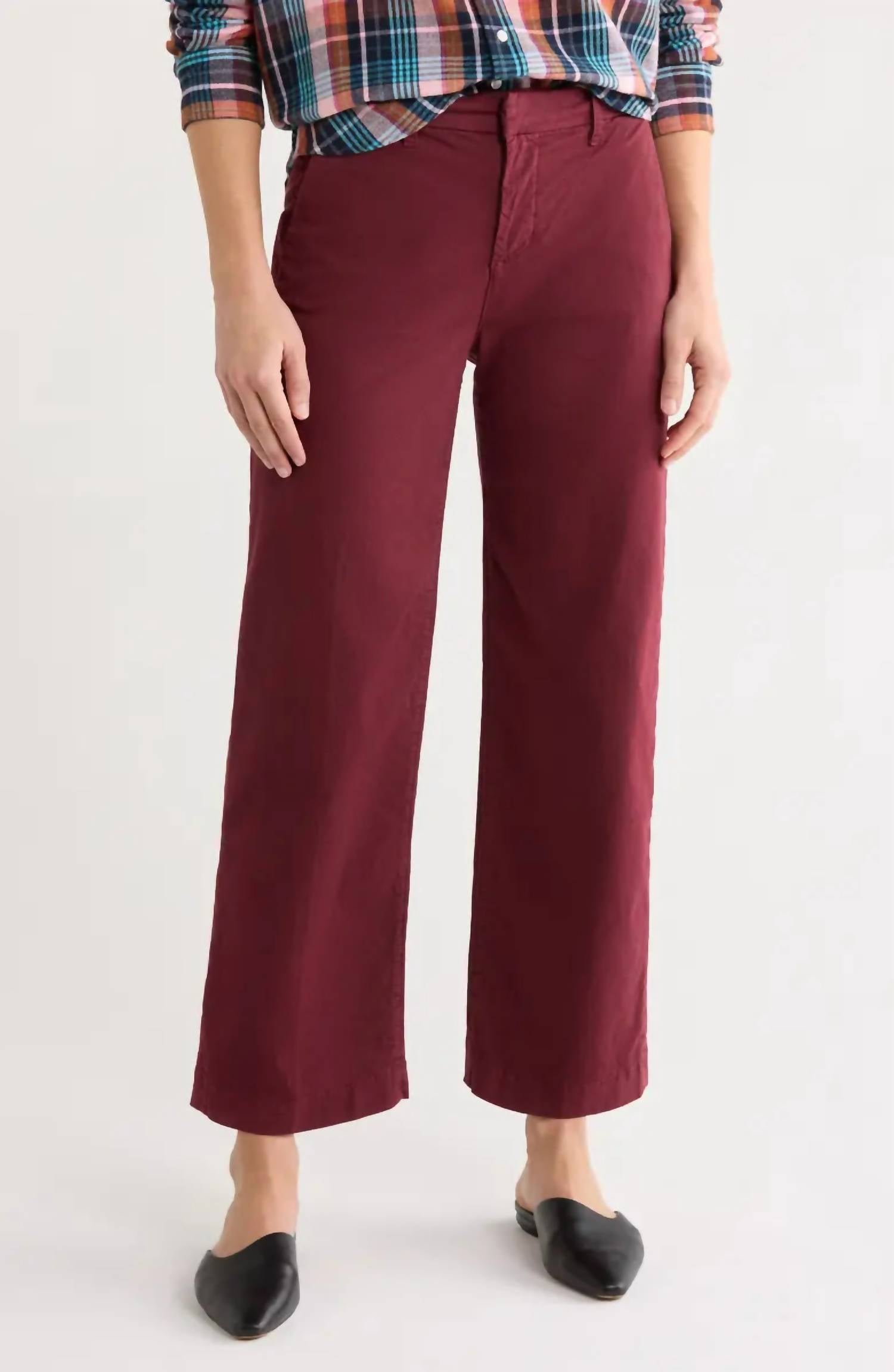 Frank & Eileen - Westport Italian Wide Leg Chino Pants
