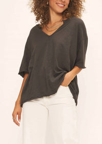 Project Social T - Georgia Notch Neck Slub Tee