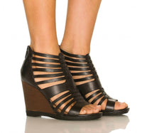 Trask - Women's Sammi Leather Gladiator Wedge Sandals