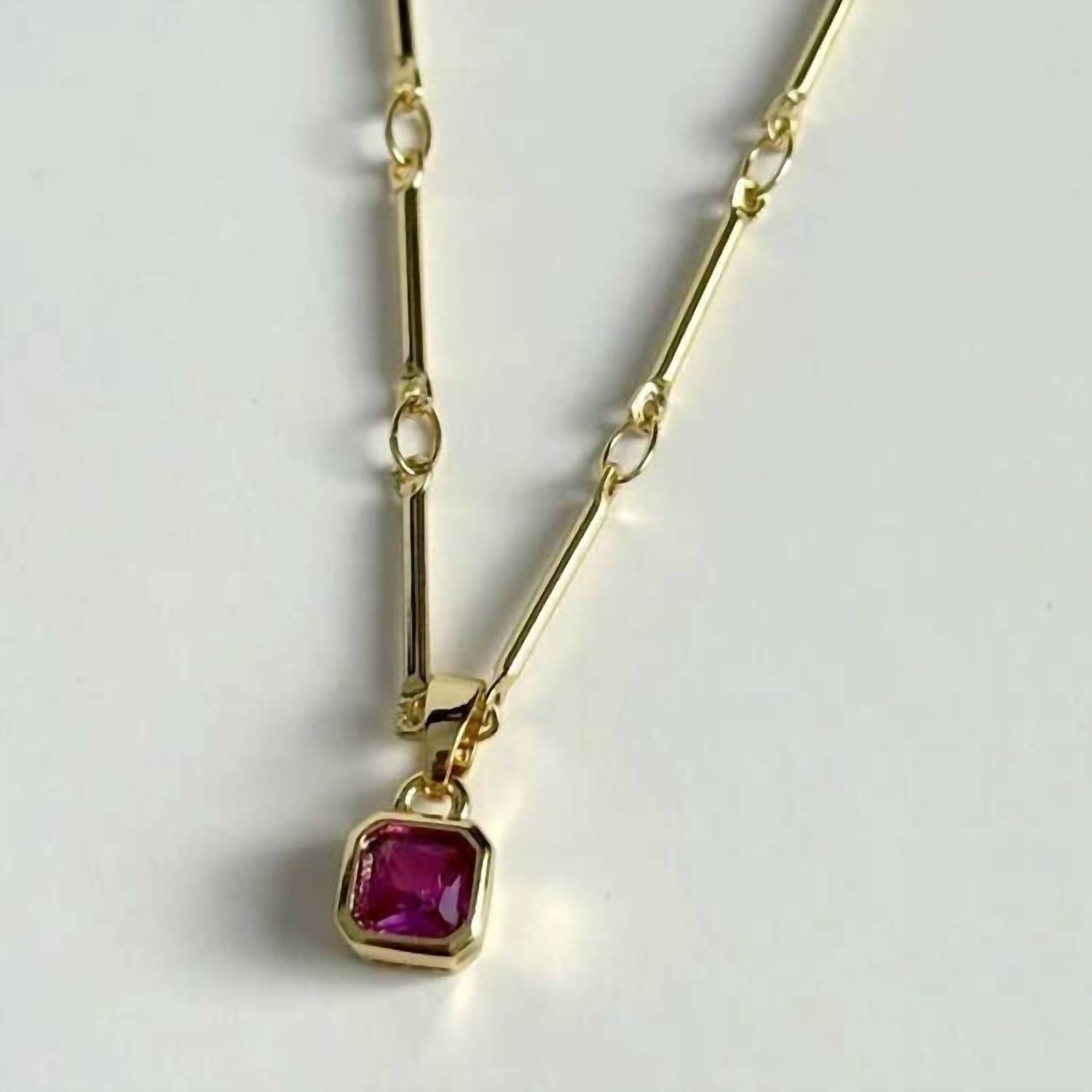 Tramps+Thieves - Women's Danni Ruby Necklace