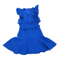 Miss Behave Girls - Lilith V Neck Ruffle Dress