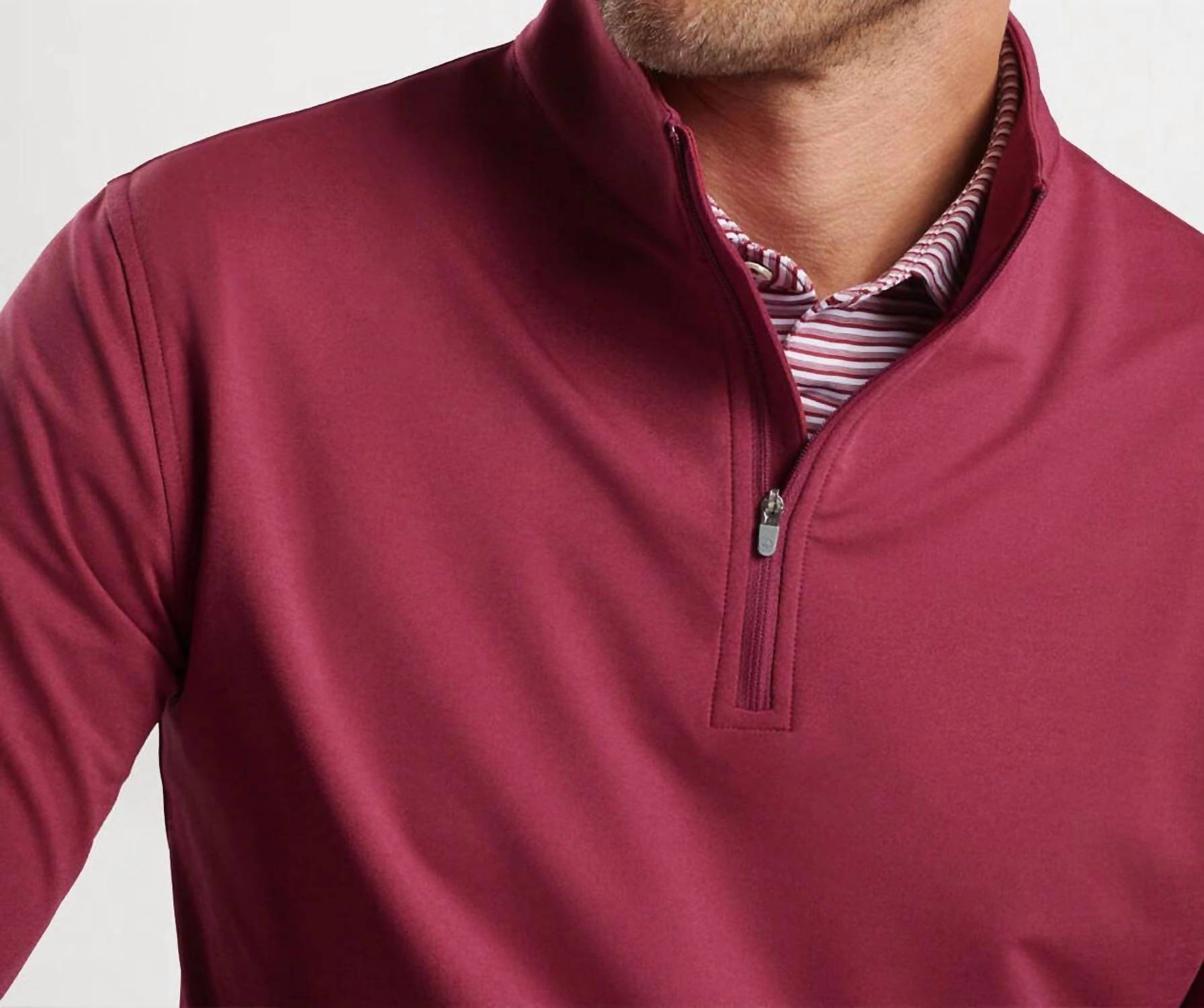 Peter Millar - Perth Melange Performance Quarter-zip Sweater