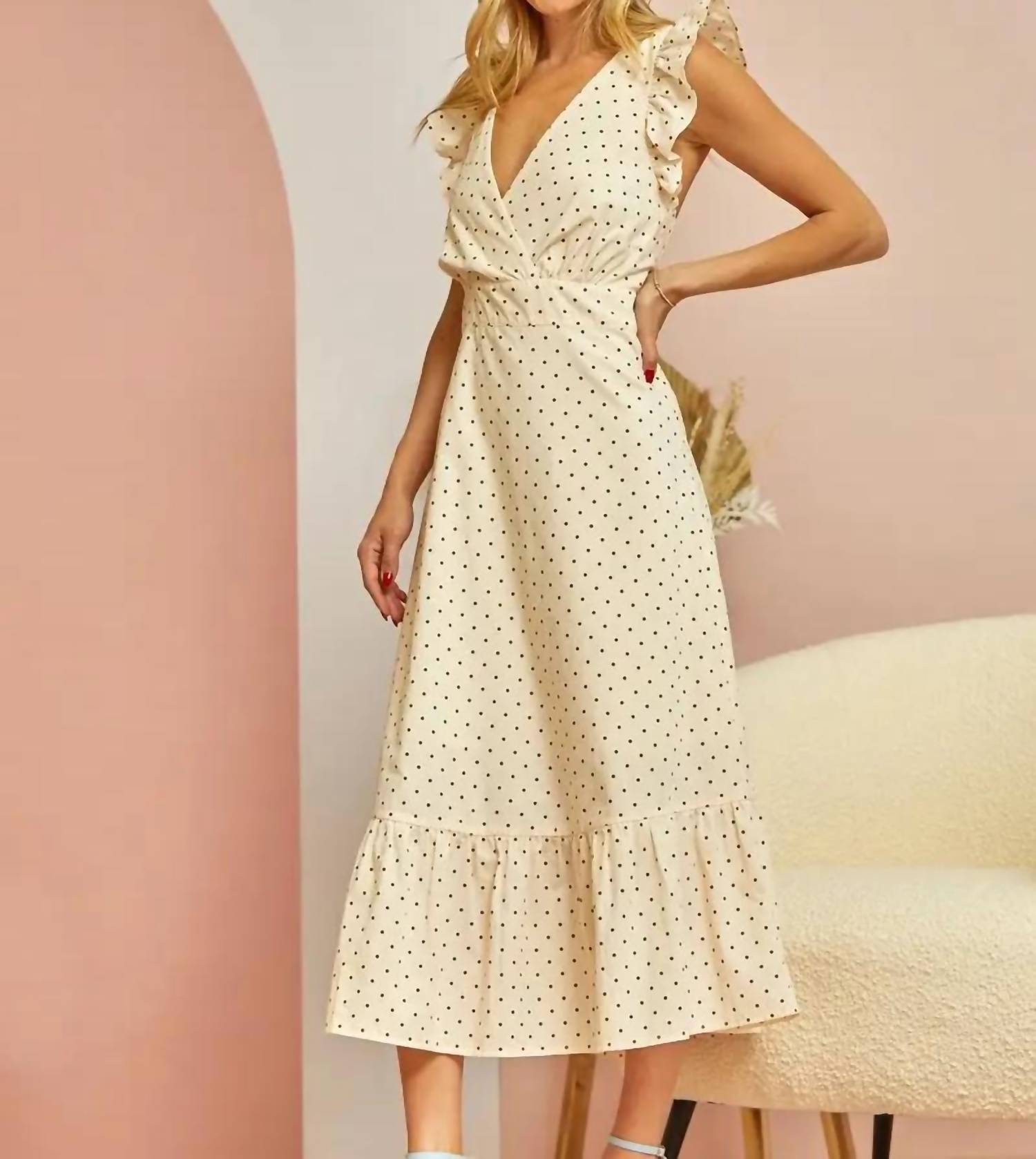 Andree By Unit - Polka Dot Maxi Dress