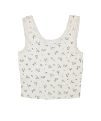8Apart - Hayes Floral Pointelle Lace Trim Cami