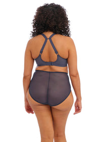 Elomi Charley Underwire Stretch Lace Plunge Bra in storm - women's intimate - view 5