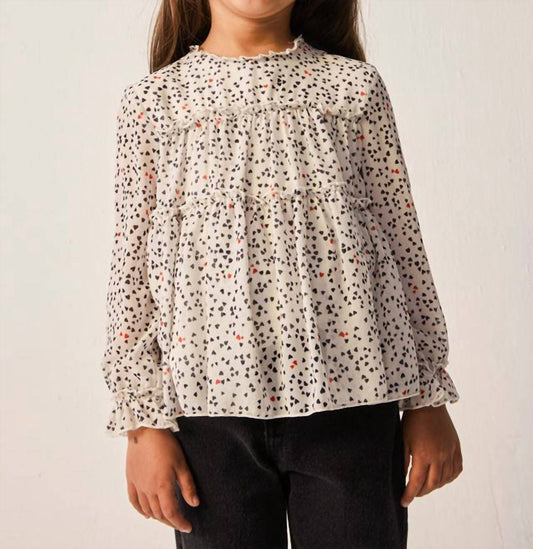 Mayoral - Girl's Chiffon Heart Blouse