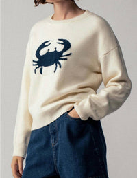 Urban Daizy - Crab Pullover Sweater