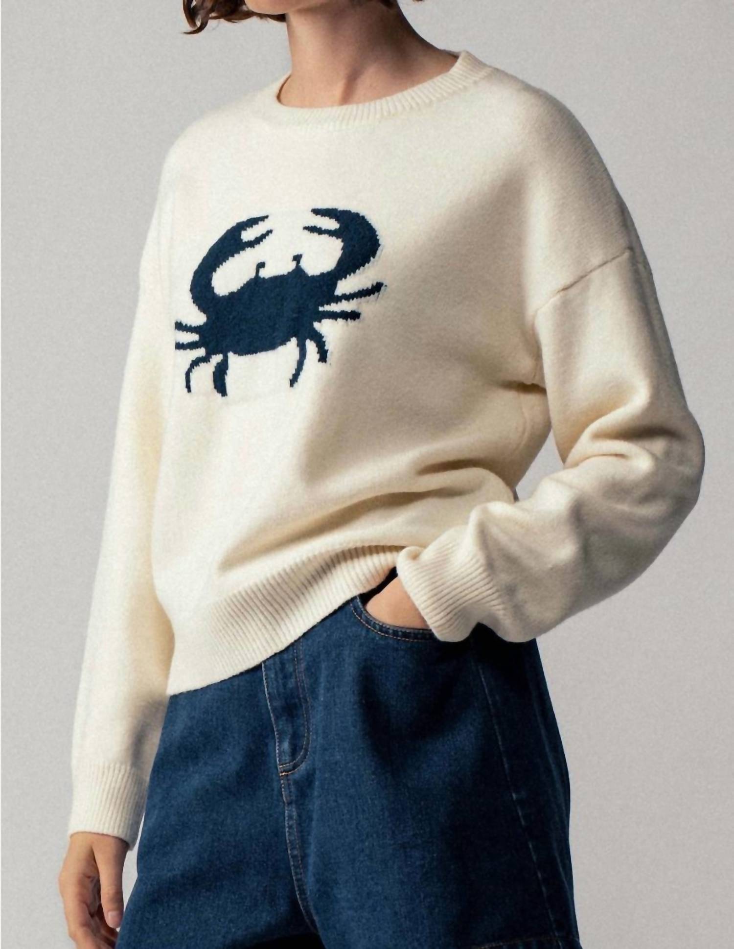 Urban Daizy - Crab Pullover Sweater