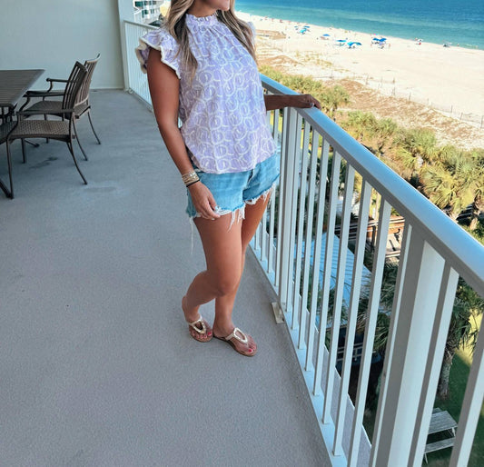 Voy - Embroidered Top