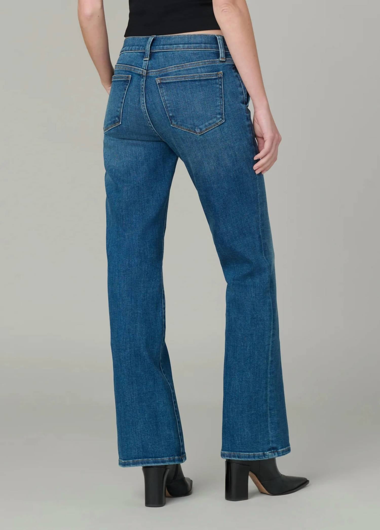 Joe's Jeans Provocateur Mid Rise Petite Bootcut Jeans in crave - women's jeans - view 4