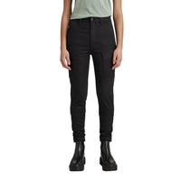 G-Star Women’s Kafey Cargo Ultra-high Skinny Jeans in black - women's jeans