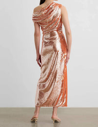 Toccin - Audrey Asymmetrical Draped Dress