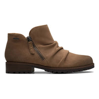 Clarks Women's Nissini Top Boot in dark taupe - women's shoe