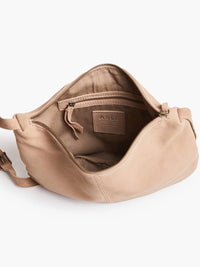 ABLE Jenifer Crossbody Bag in fog - women's bag - detail view