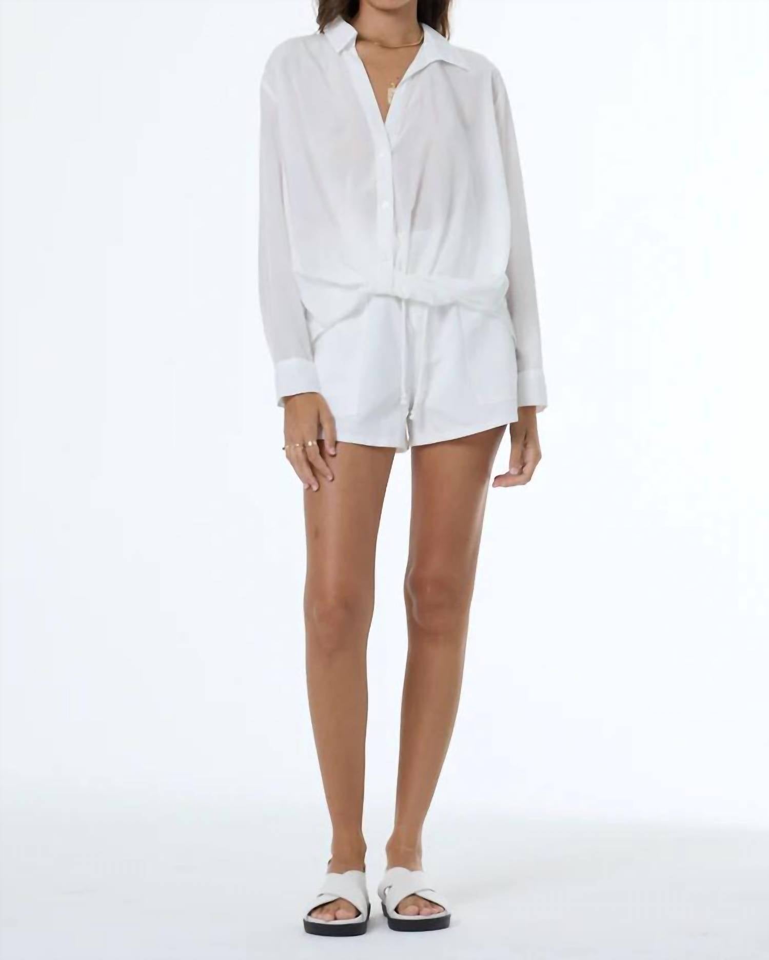 Young Fabulous & Broke - Traveler Button-down Top
