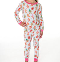 Rufflebutts - Girl's Softsnooze Ruffle Long Sleeve Pajama Set