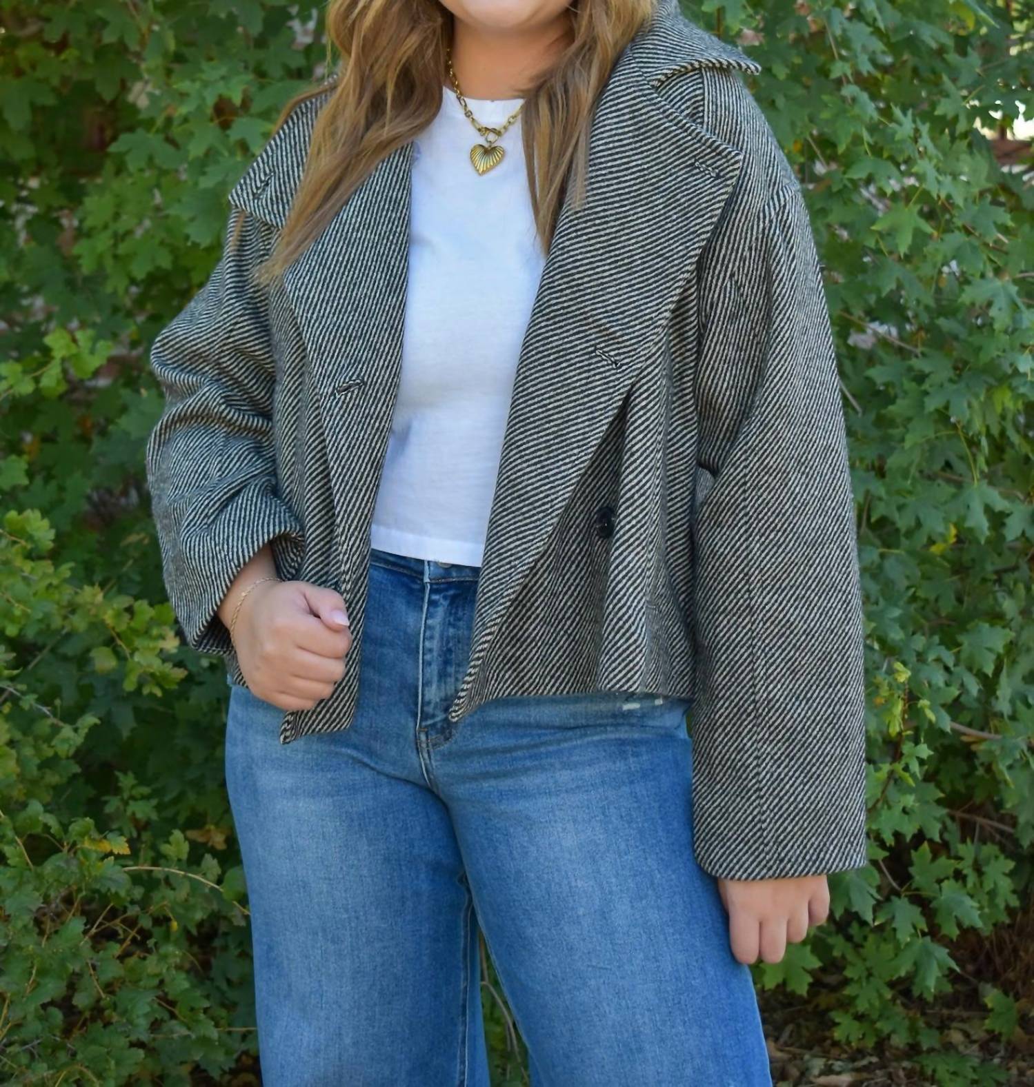Miou Muse - Women's Nelly Herringbone Jacket