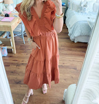 Thml - Ruffle Midi Dress