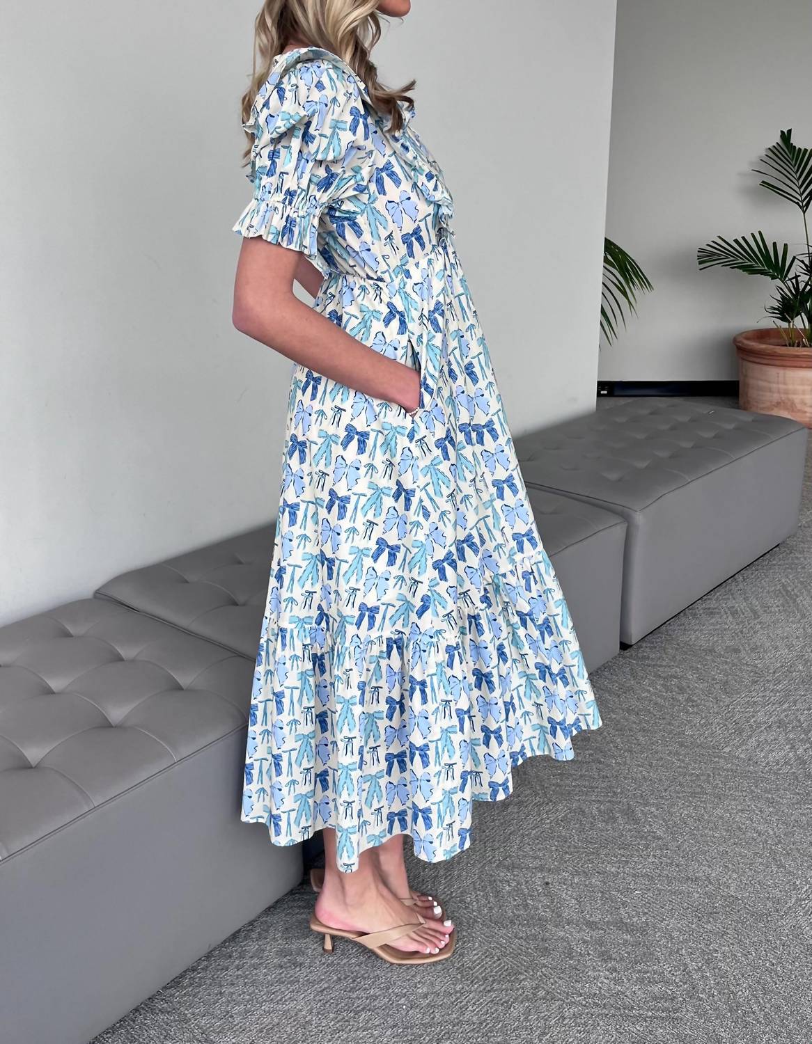 Carole Christian - Women's Bow Maxi Dress