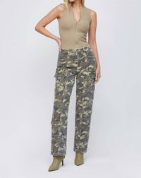 Hidden - Cargo Straight Stretch Jeans
