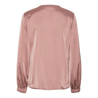 Karmamia Sophia Blouse in semi rich vintage rose - women's blouse - alternate view