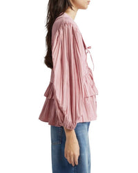 Stine Goya - Balloon Sleeve Tie Top