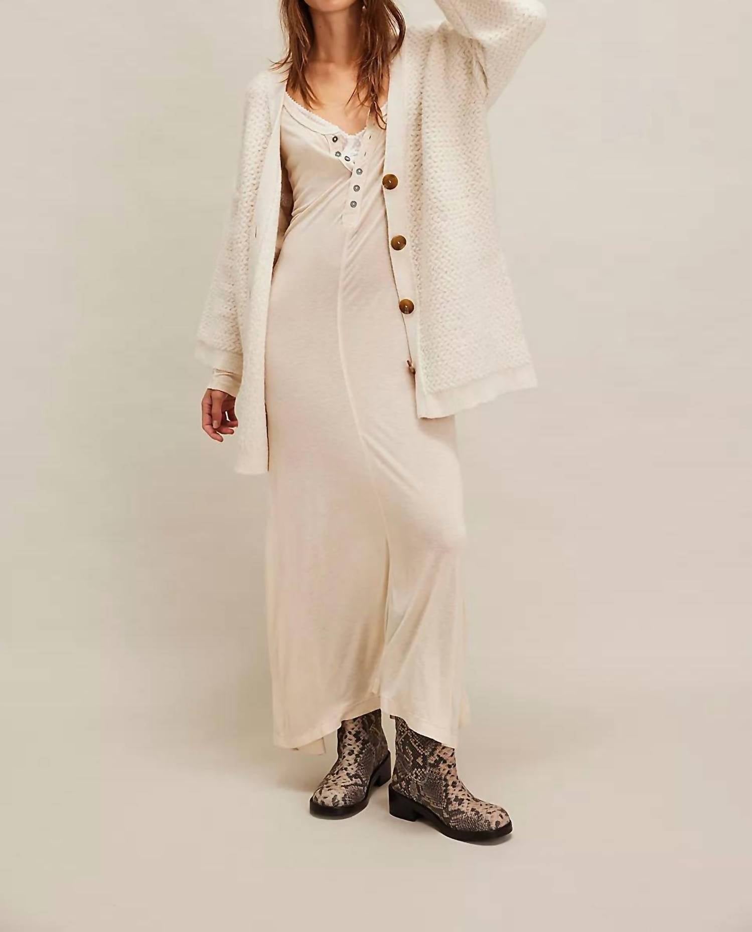 Free People - Herringbone Stitch Kimono Sweater