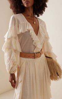 Zimmermann - Acacia Ruffle Blouse