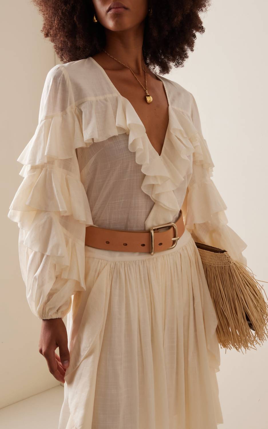 Zimmermann - Acacia Ruffle Blouse