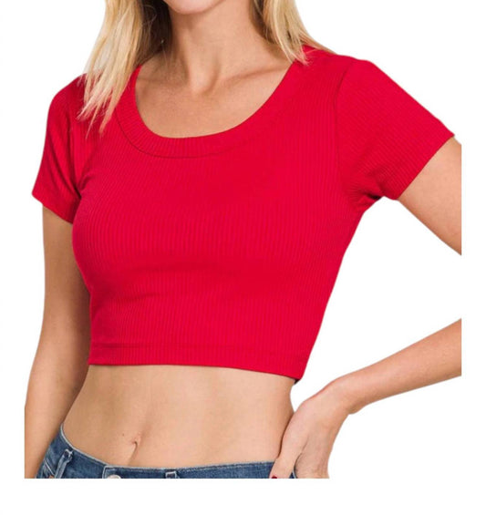 Heimish Usa - Seamless Ribbed Crop Top