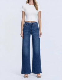 Vervet By Flying Monkey - Lila High Rise Soft Wide Leg Jean