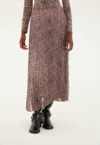 Farm Rio - Women's Baby Leopard Pleated Maxi Skirt