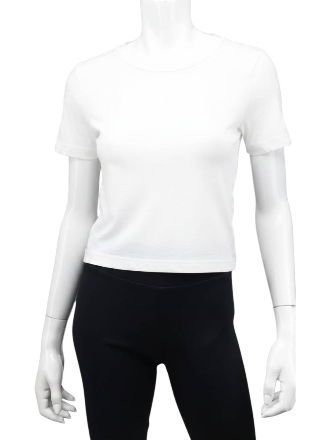 Crown Jewel - Women's Luxx Cropped Crew Neck Short Sleeve Tee