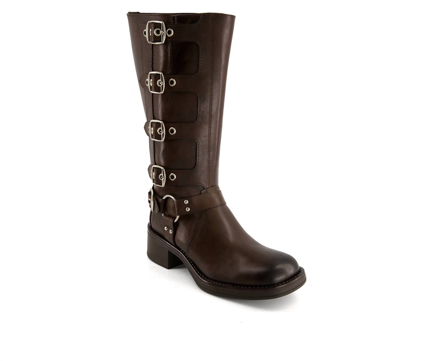 Andrea - Women's Tall Biker Boots