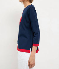 Bariloche - Cierzo Heart Stripe Pullover Sweater