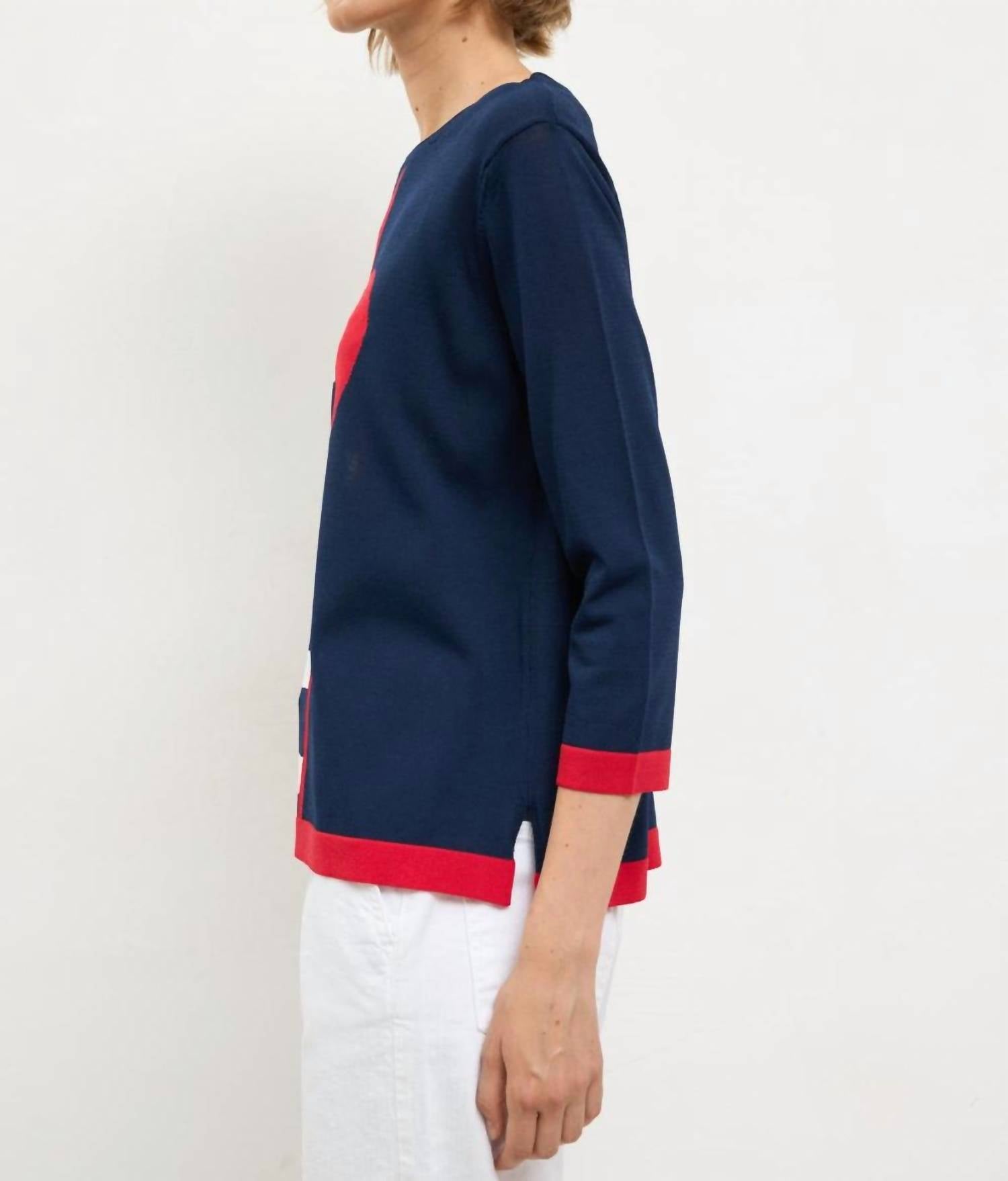 Bariloche - Cierzo Heart Stripe Pullover Sweater