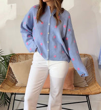 Le Lis - Kerri Polka Dot Cardigan