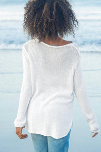 Wooden Ships - Vacay V-neck Cotton Sweater