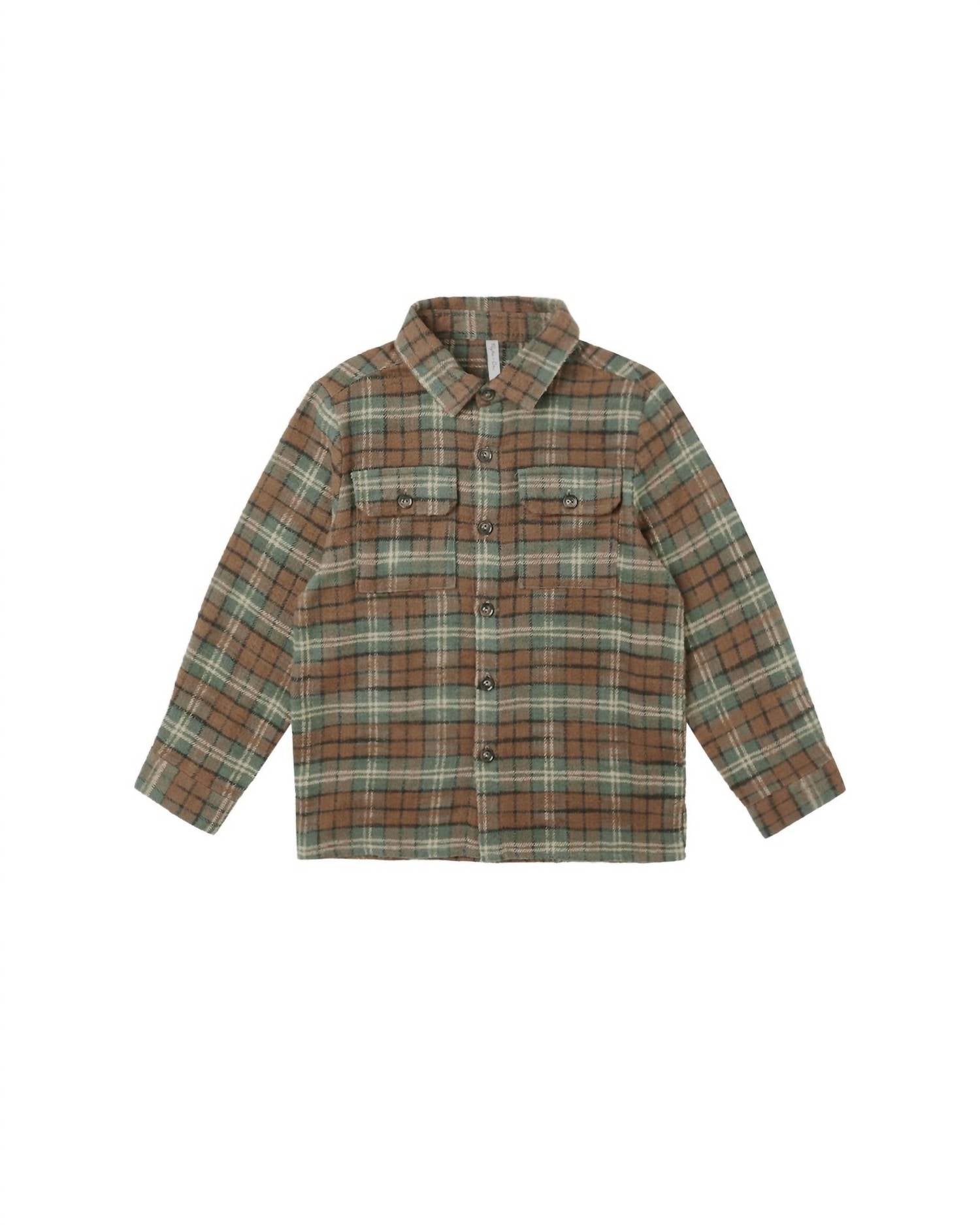 Rylee + Cru - Boy's Pocketed Flannel Shirt