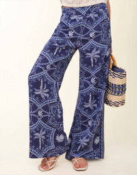 Spartina 449 - Ogeechee Palm Medallion Palazzo Pant