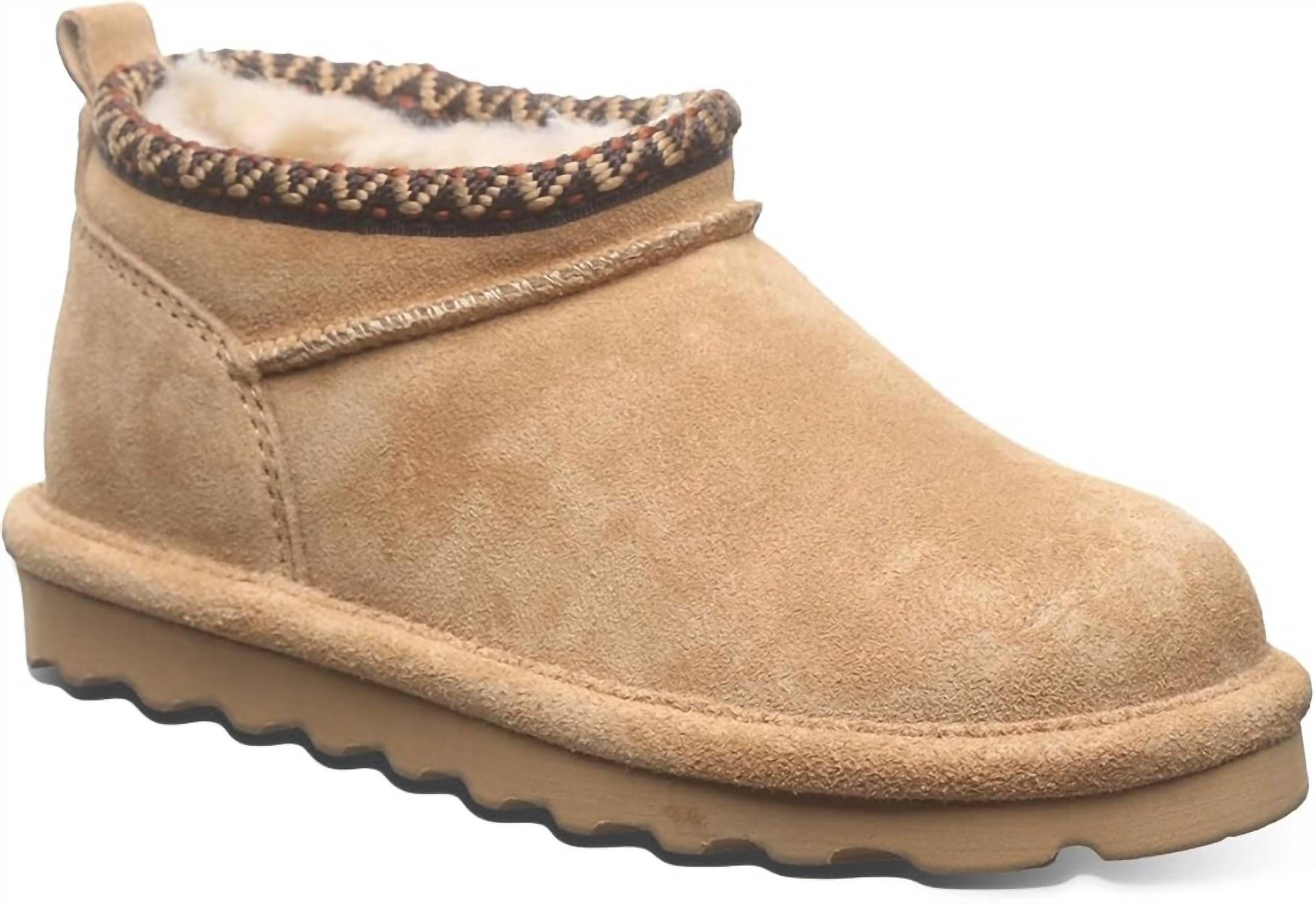 BEARPAW Women's Super Shorty Deco Boot in iced coffee - women's shoe