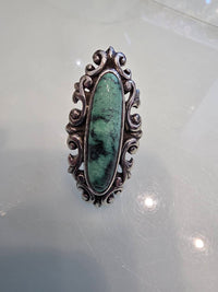 King Baby Studio Women's American Spirit Gothic Ring in silver - women's jewelry